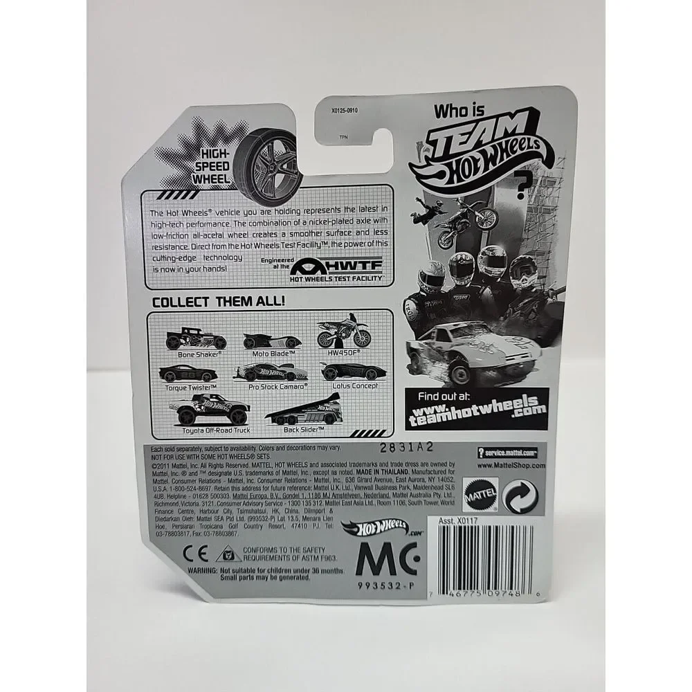2011 Hot Wheels Team HW High-Speed Wheel Moto Blade :‎ Red 1:64